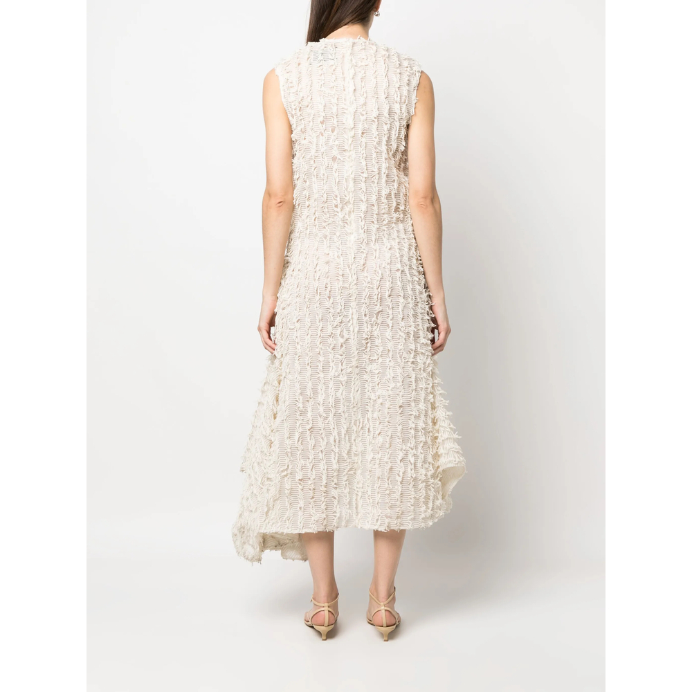 [Calcaterra] Sleeveless dress SS23 D113 TEX17 ECRU