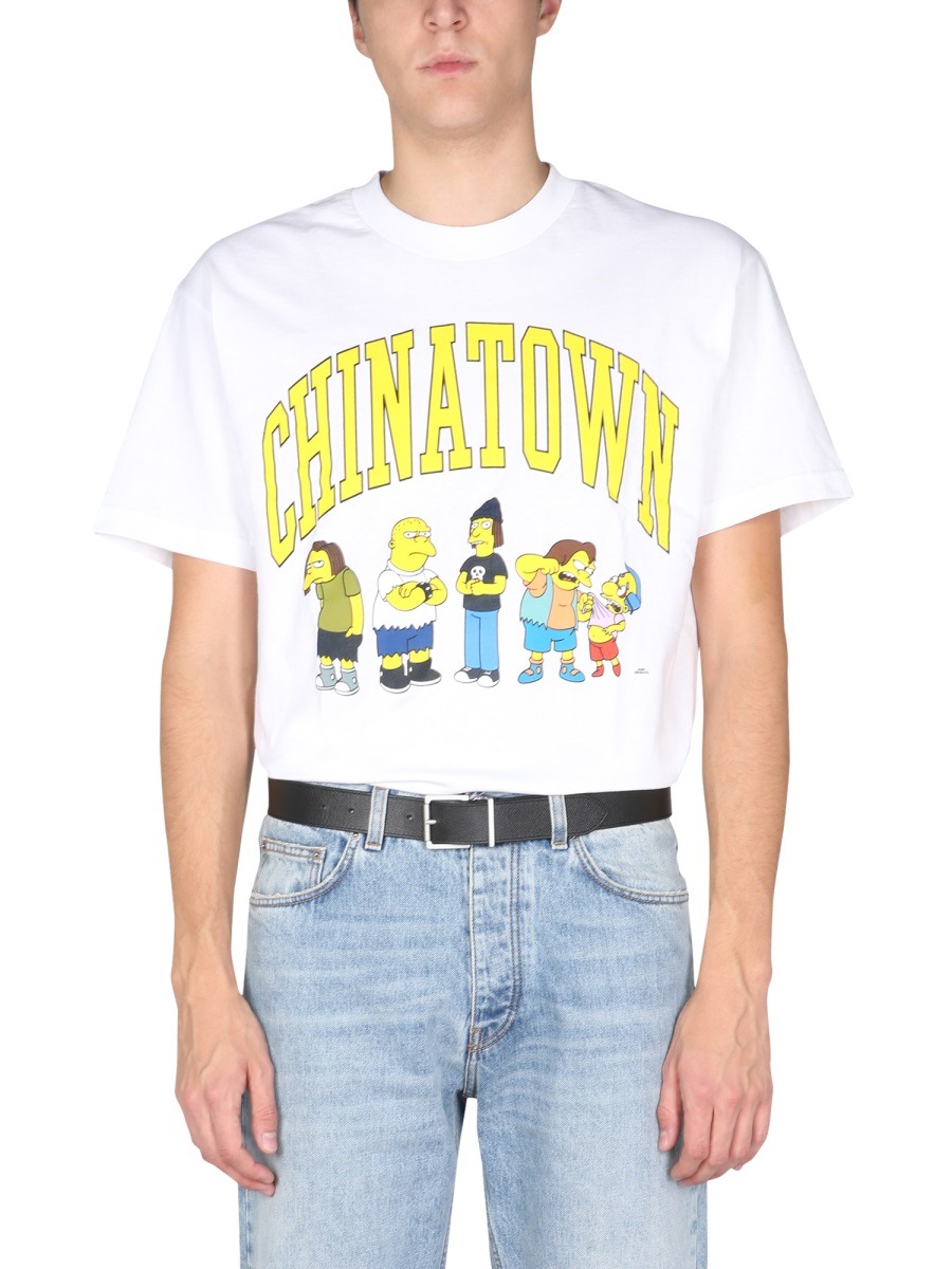 [CHINATOWN MARKET X THE SIMPSONS] T-shirts Short Sleeve FW21 CTM1990350_WHITE