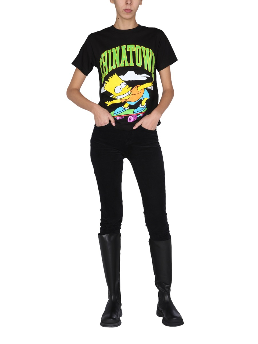 [CHINATOWN MARKET X THE SIMPSONS] T-shirts Short Sleeve FW21 CTM1990345_BLACK