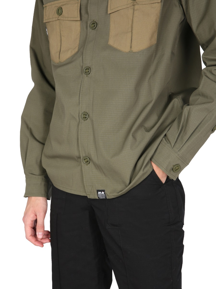 [ARKAIR] Shirts Long Sleeve FW21 A113AA-P_OLIVEGREEN