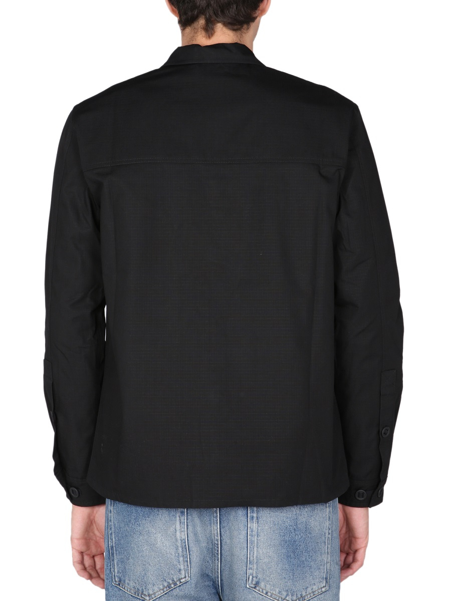 [ARKAIR] Shirts Long Sleeve FW21 A113AA-P_BLACK