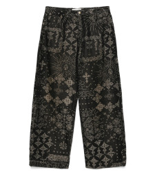 [UNTITLED ARTWORKS] Jeans SS25 JACQUARD DENIM  BLACK