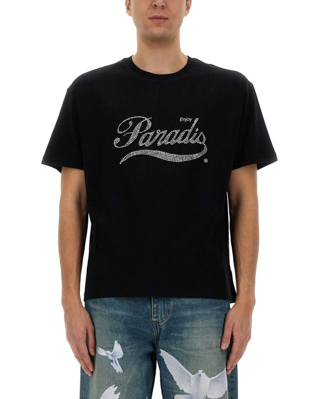 [3.paradis] T-shirts Short Sleeve SS25 SS25100_BLACK