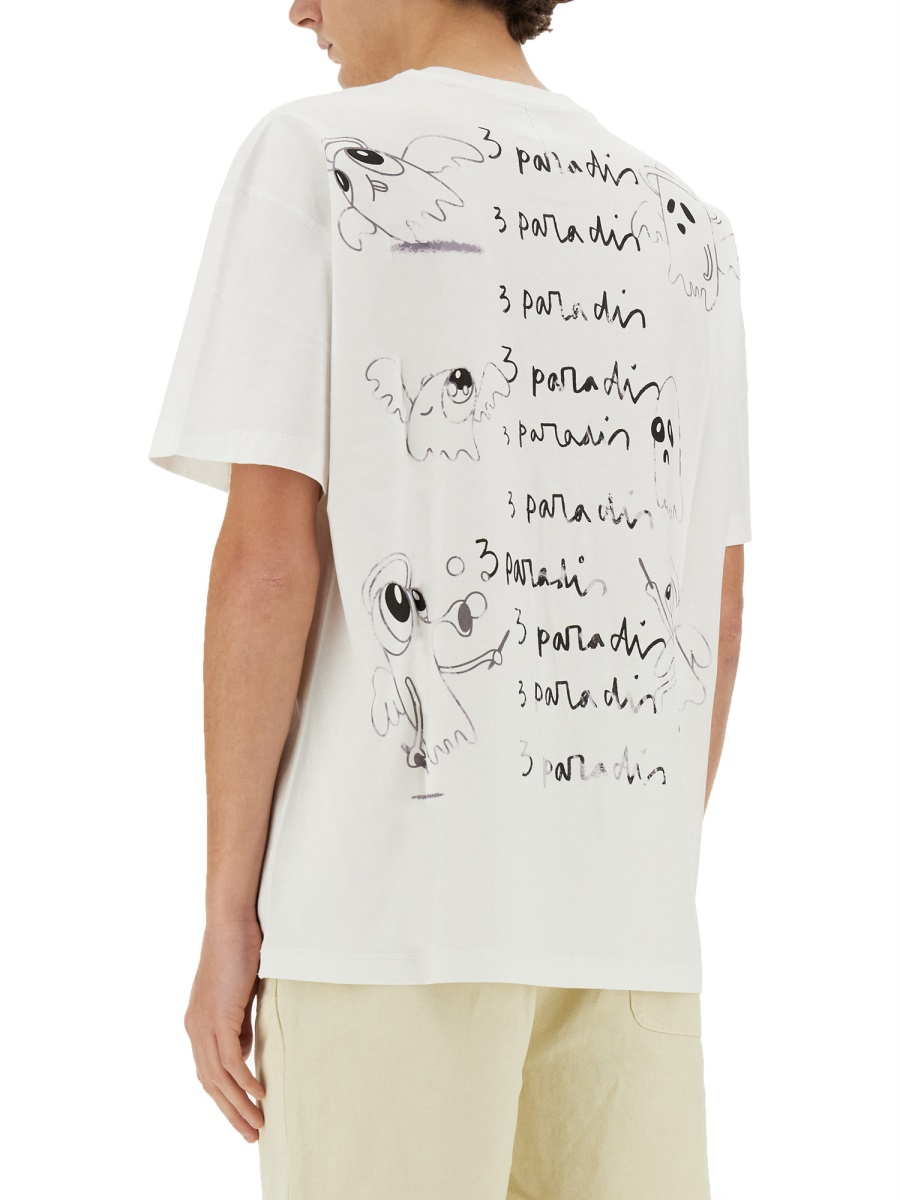 [3.paradis] T-shirts Short Sleeve SS24 SS2487_WHITE