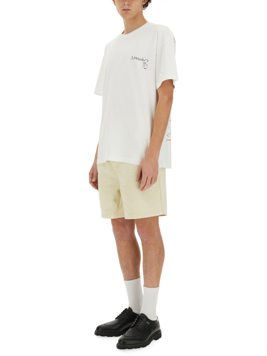 [3.paradis] T-shirts Short Sleeve SS24 SS2487_WHITE