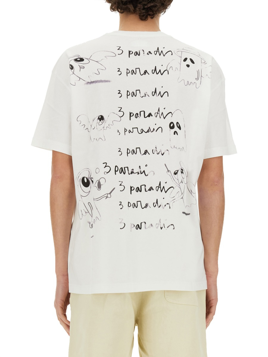 [3.paradis] T-shirts Short Sleeve SS24 SS2487_WHITE