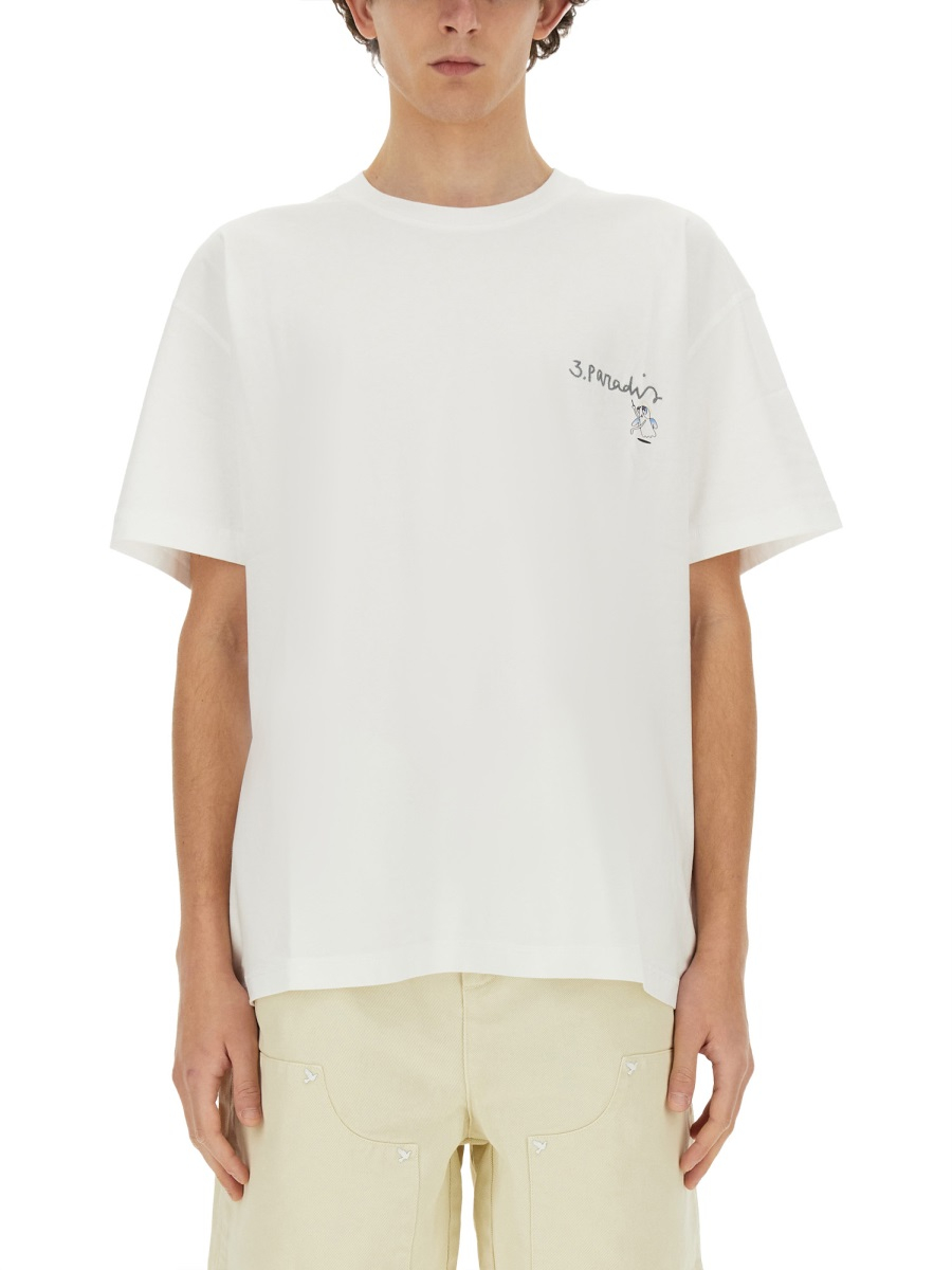 [3.paradis] T-shirts Short Sleeve SS24 SS2487_WHITE