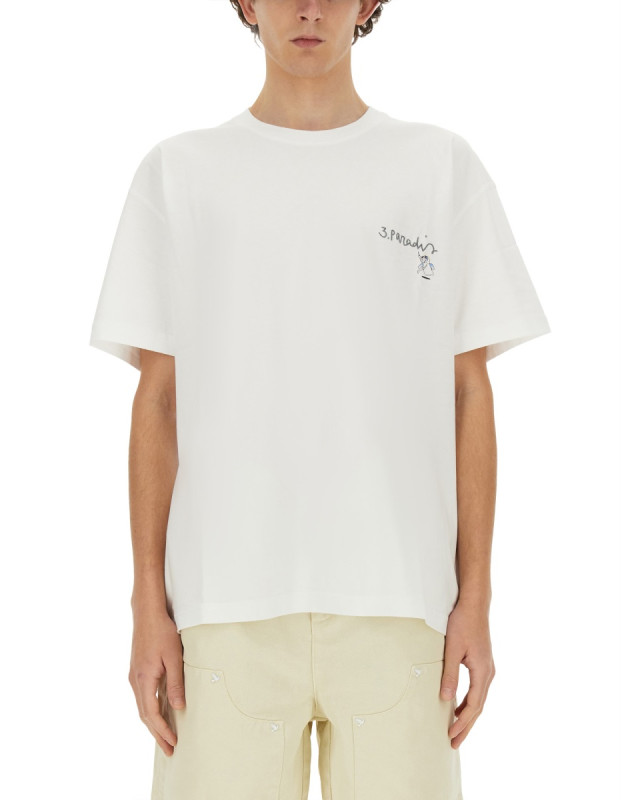 [3.paradis] T-shirts Short Sleeve SS24 SS2487_WHITE