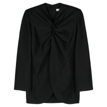 [Gia Studios] Blouse SS24 JA003  BLACK
