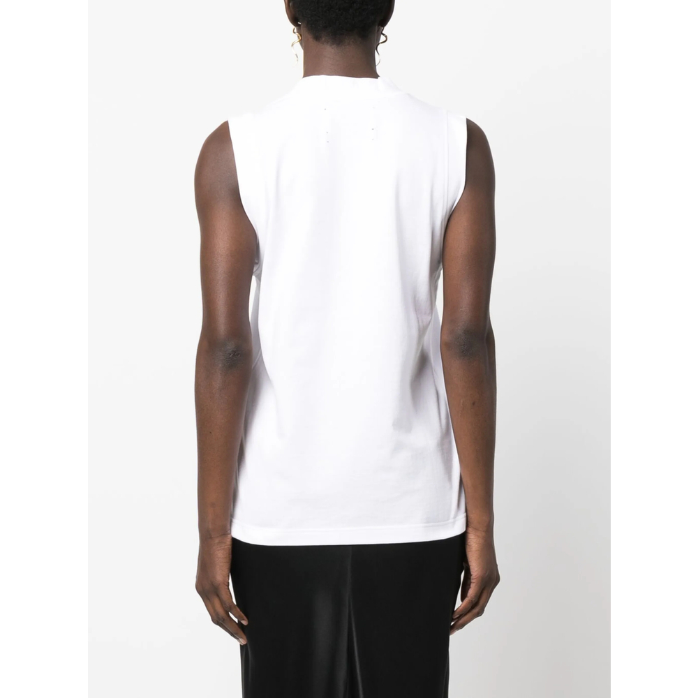 [Calcaterra] Tank top SS23 T20R TEX19 WHITE