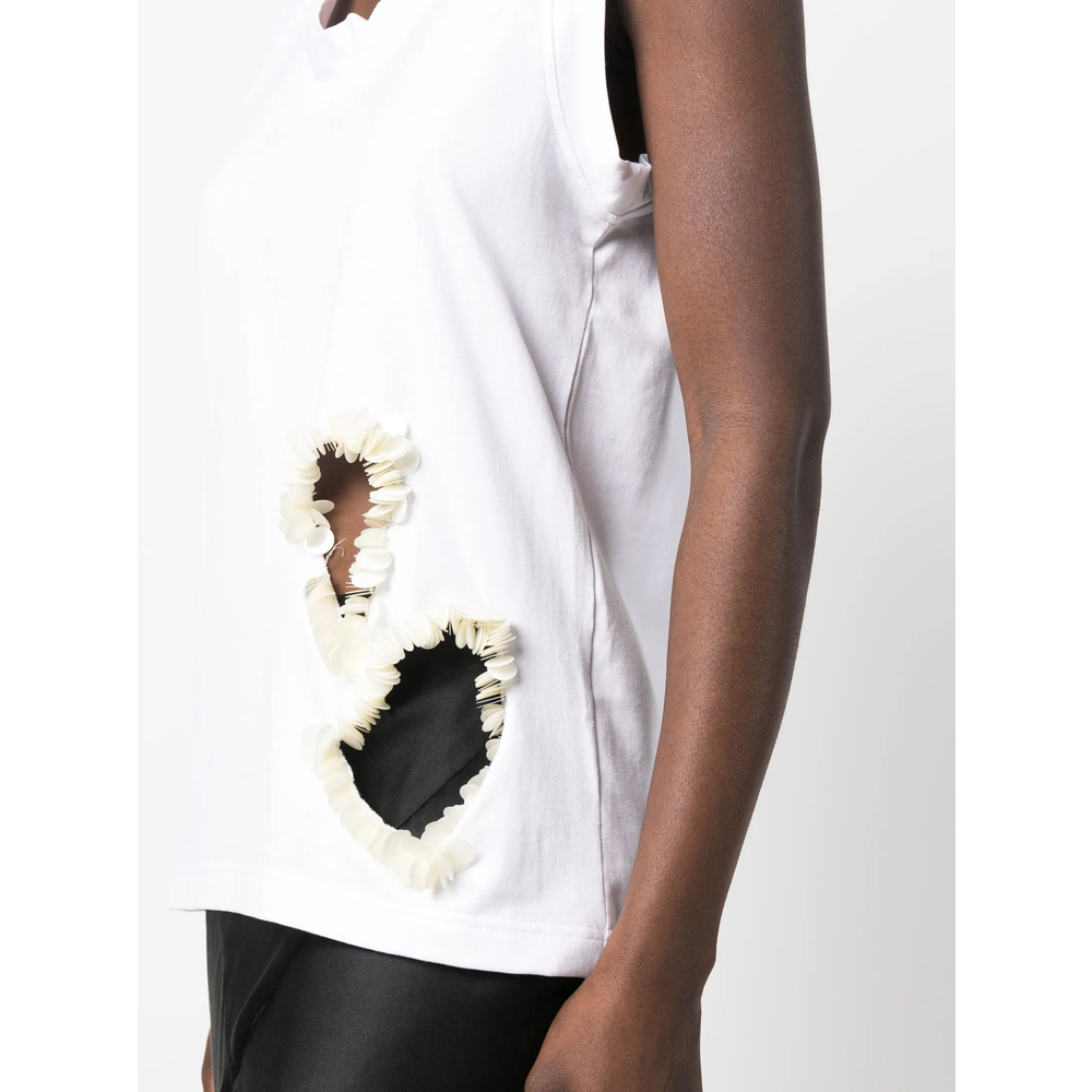 [Calcaterra] Tank top SS23 T20R TEX19 WHITE