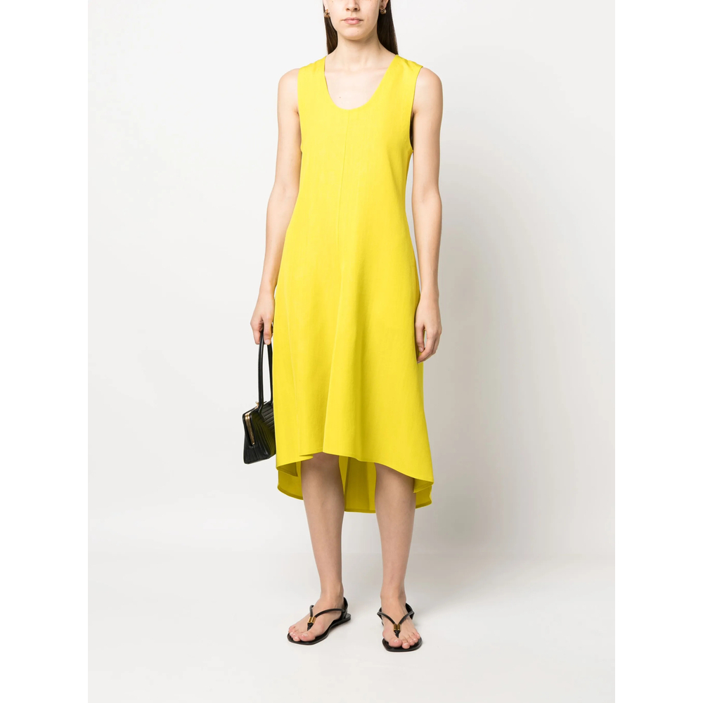 [Calcaterra] Sleeveless dress SS23 T18 TEX05 YELLO