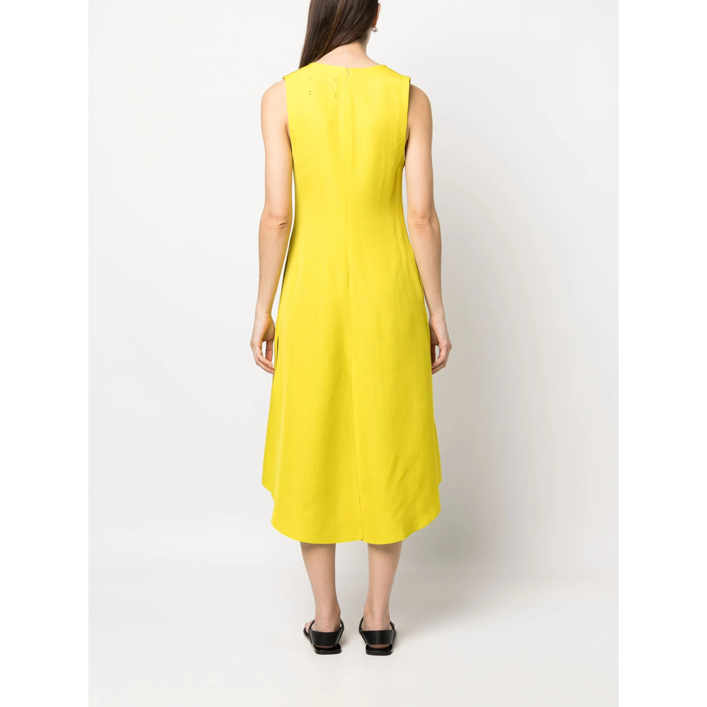 [Calcaterra] Sleeveless dress SS23 T18 TEX05 YELLO
