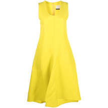 [Calcaterra] Sleeveless dress SS23 T18 TEX05 YELLO