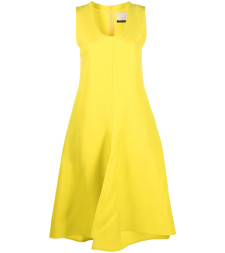 [Calcaterra] Sleeveless dress SS23 T18 TEX05 YELLO