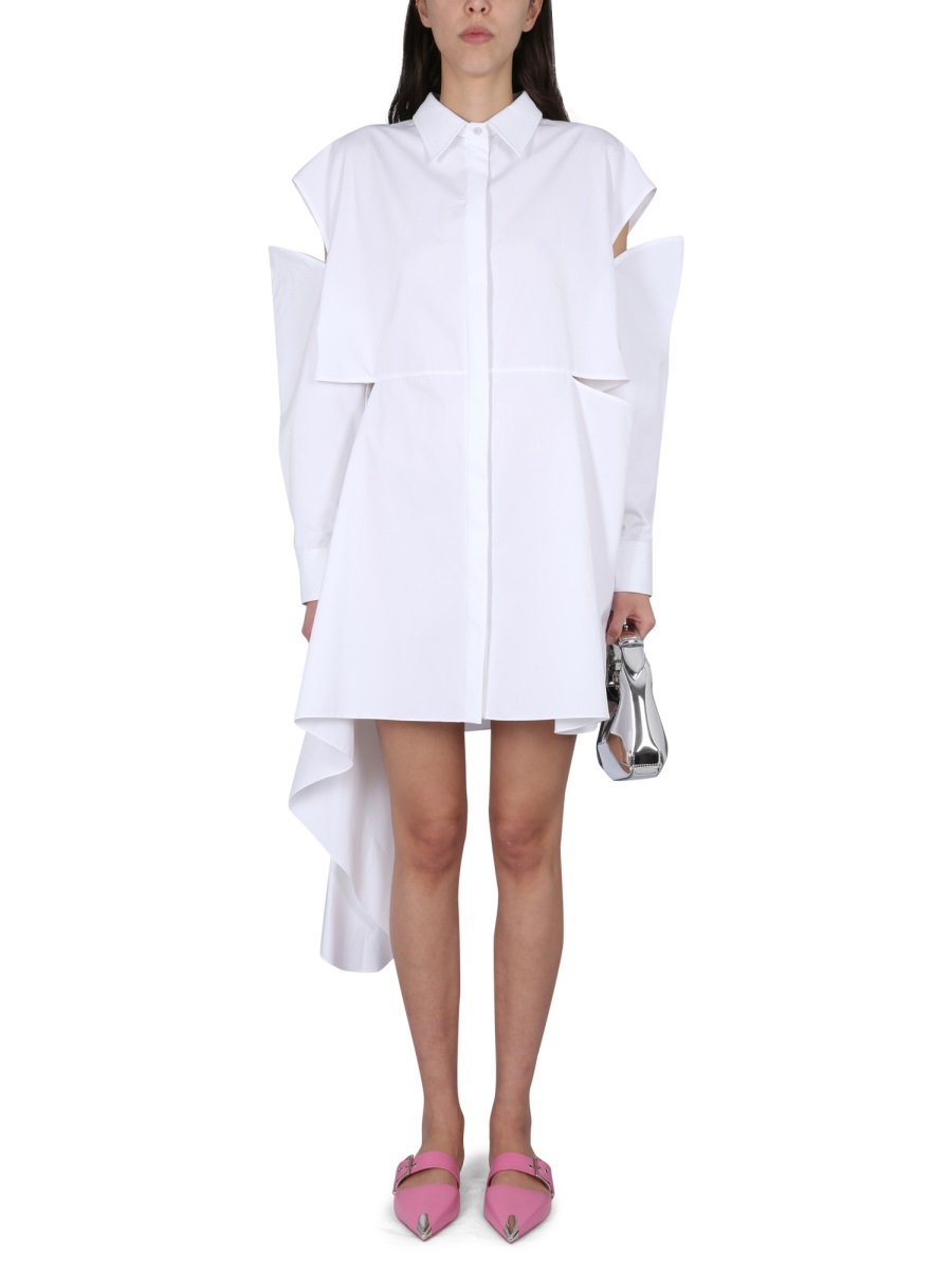 [Alexander McQueen] Long sleeve dress SS23 745626_QAABC9000