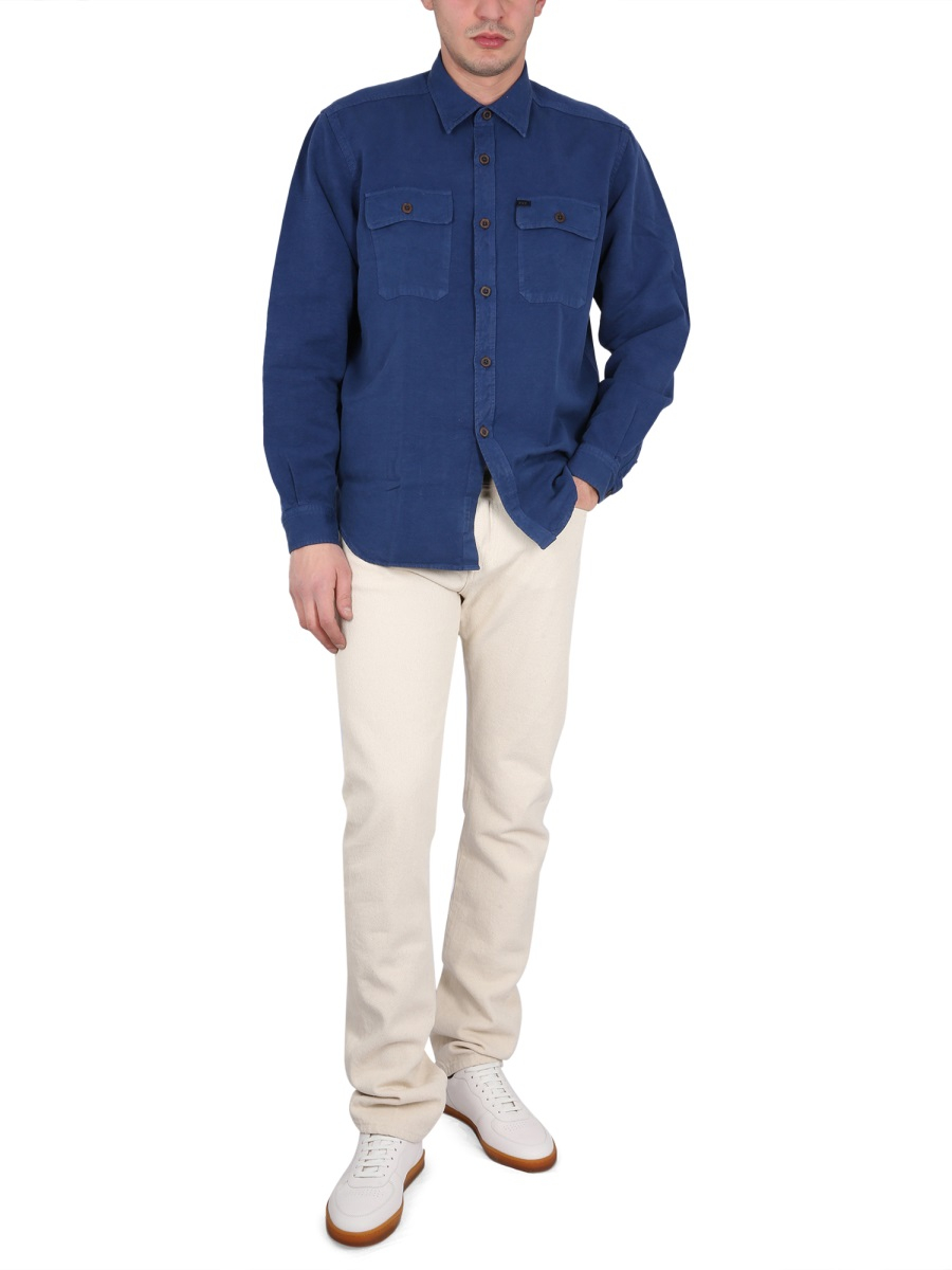 [Fay] Shirts Long Sleeve SS23 NCMA146260T_VBGU206