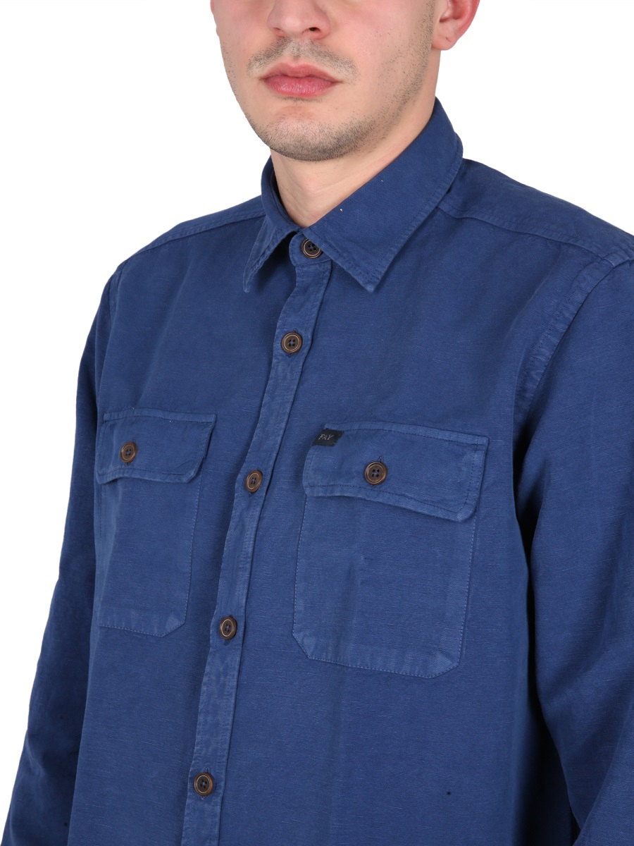[Fay] Shirts Long Sleeve SS23 NCMA146260T_VBGU206