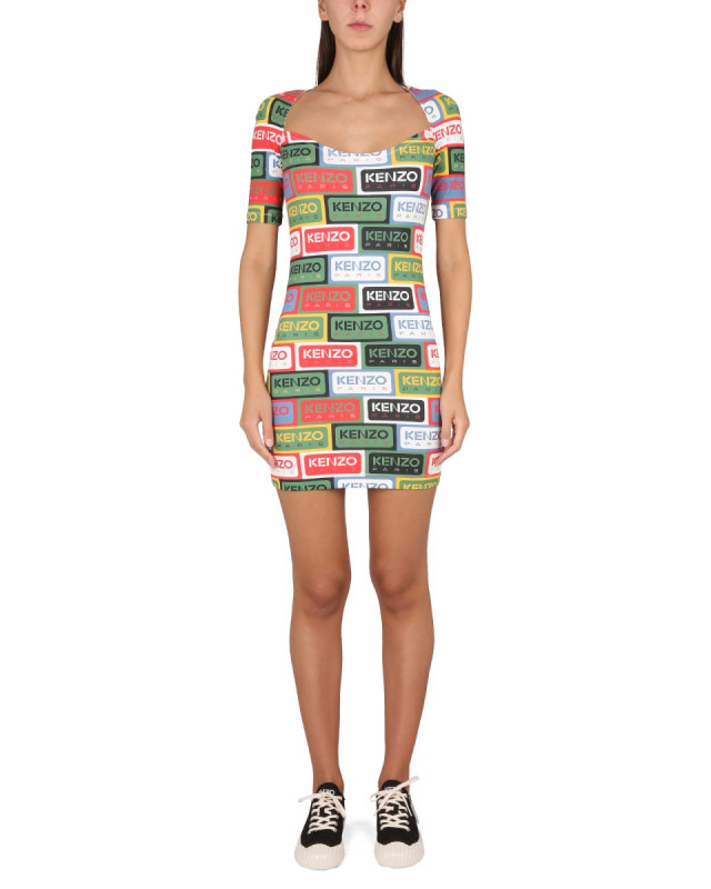 [Kenzo] Sleeveless dress SS23 FD52RO729_4SNMU