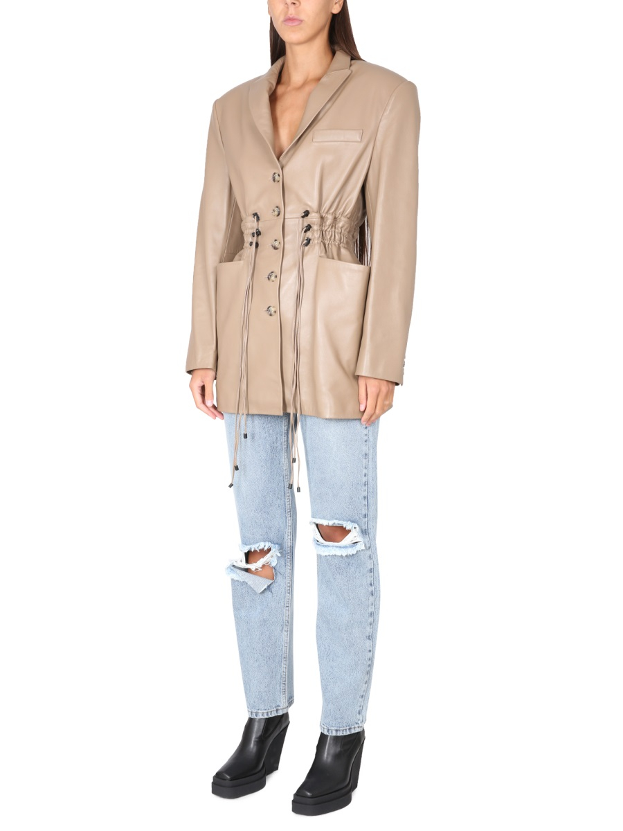 [The Mannei] Long sleeve dress FW22 IRBID_BEIGE