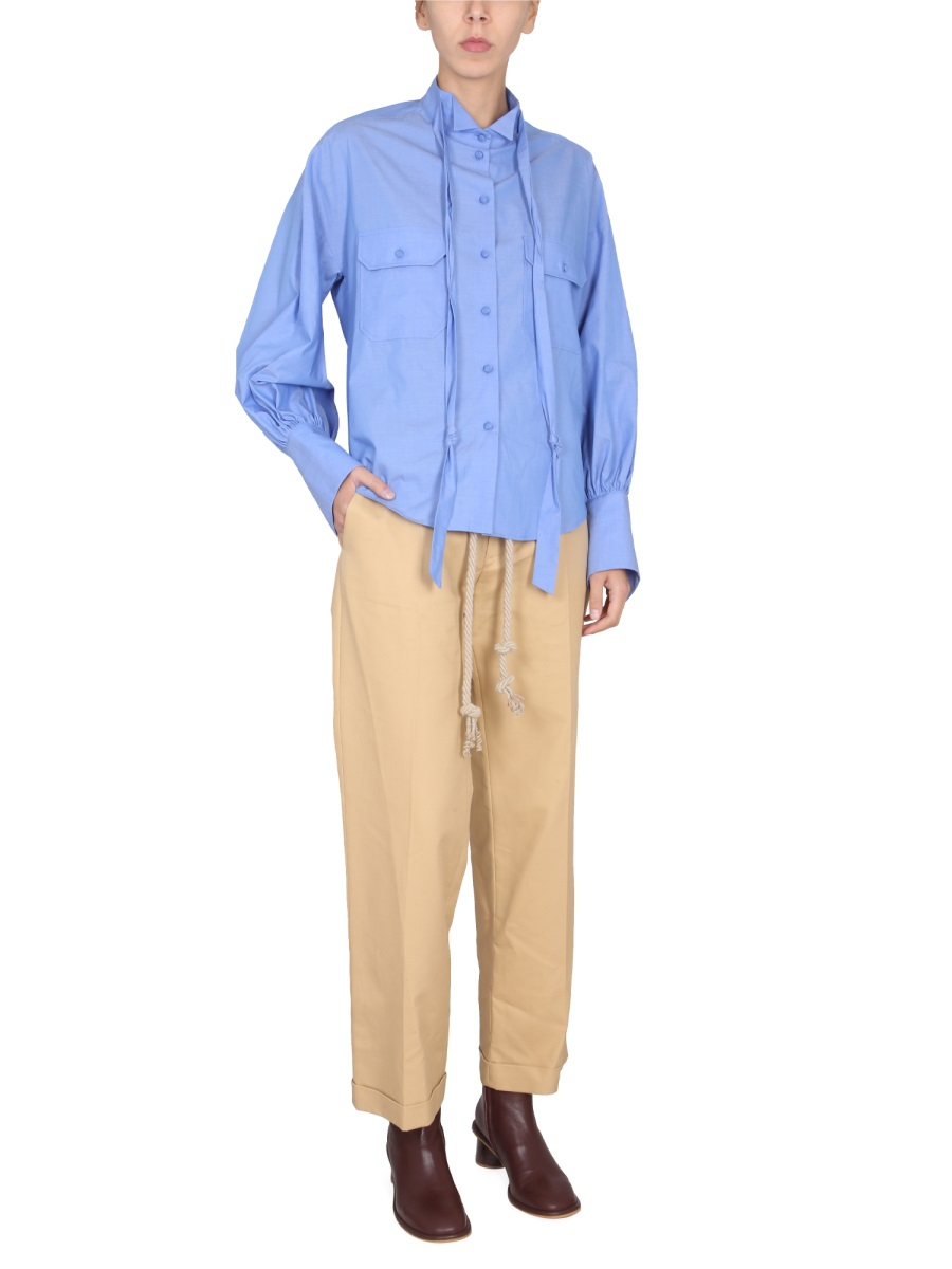 [Jejia] Shirts Long Sleeve FW22 BIRKIN_VARBLIGHBLUE