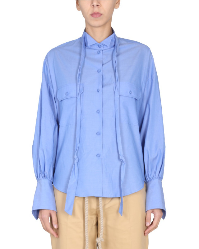 [Jejia] Shirts Long Sleeve FW22 BIRKIN_VARBLIGHBLUE