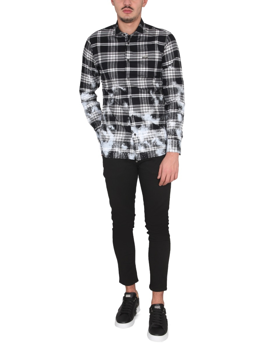 [Philipp Plein] Shirts Long Sleeve FW22 AABCMRP1837_PTE003N02