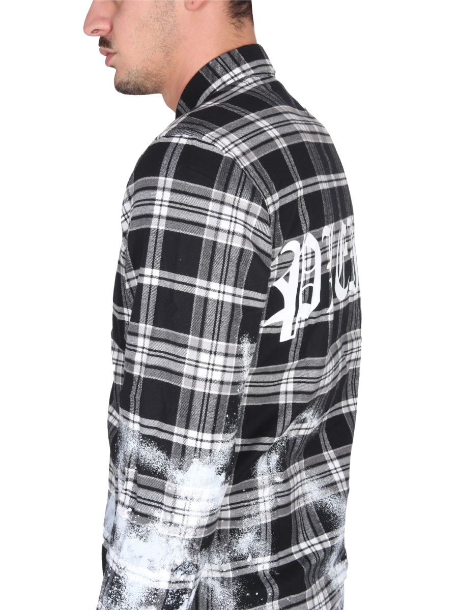 [Philipp Plein] Shirts Long Sleeve FW22 AABCMRP1837_PTE003N02