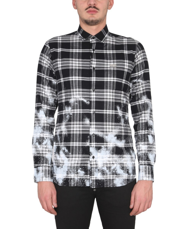 [Philipp Plein] Shirts Long Sleeve FW22 AABCMRP1837_PTE003N02