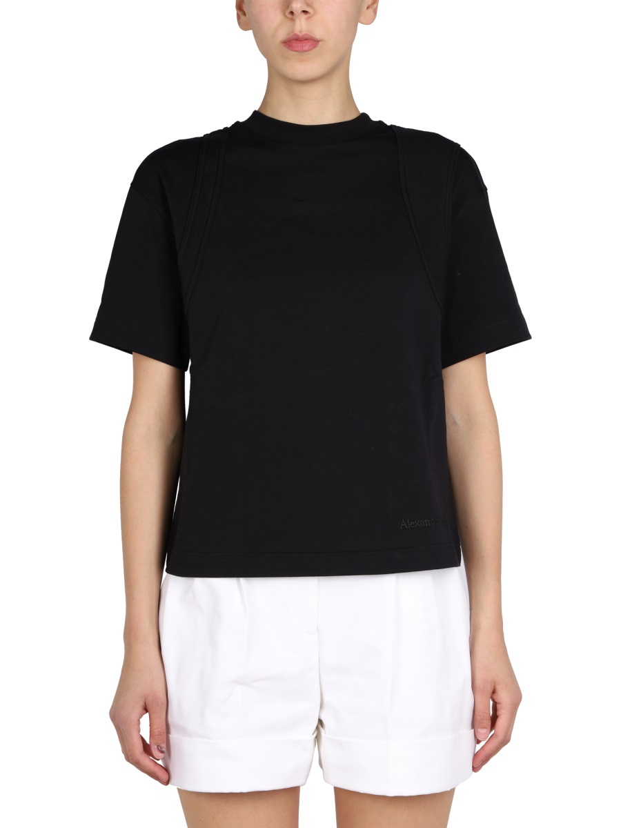 [Alexander McQueen] T-shirts Short Sleeve SS22 694676_QLAA61000