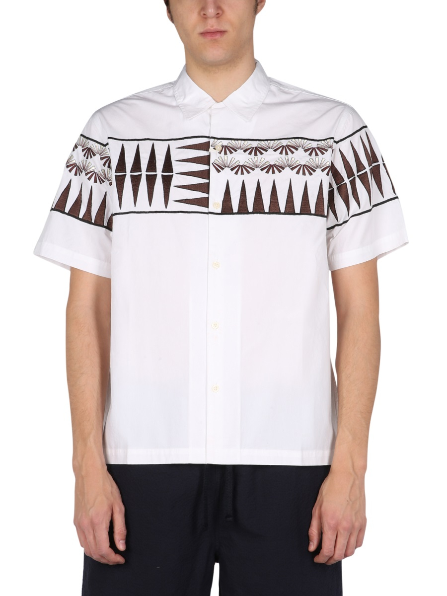 [UNIVERSAL WORKS] Shirts Short Sleeve SS22 26179_ECRU
