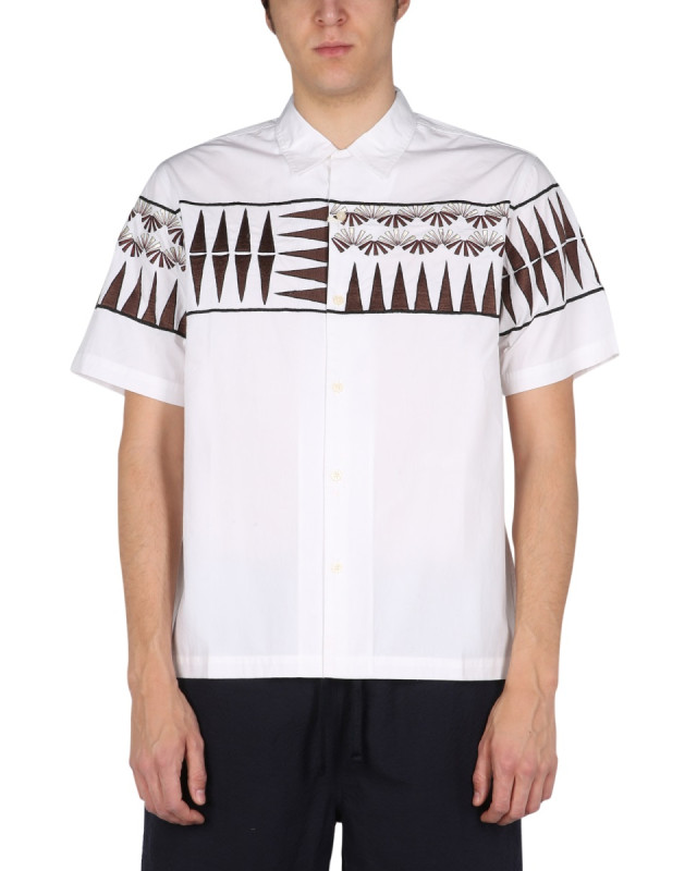 [UNIVERSAL WORKS] Shirts Short Sleeve SS22 26179_ECRU