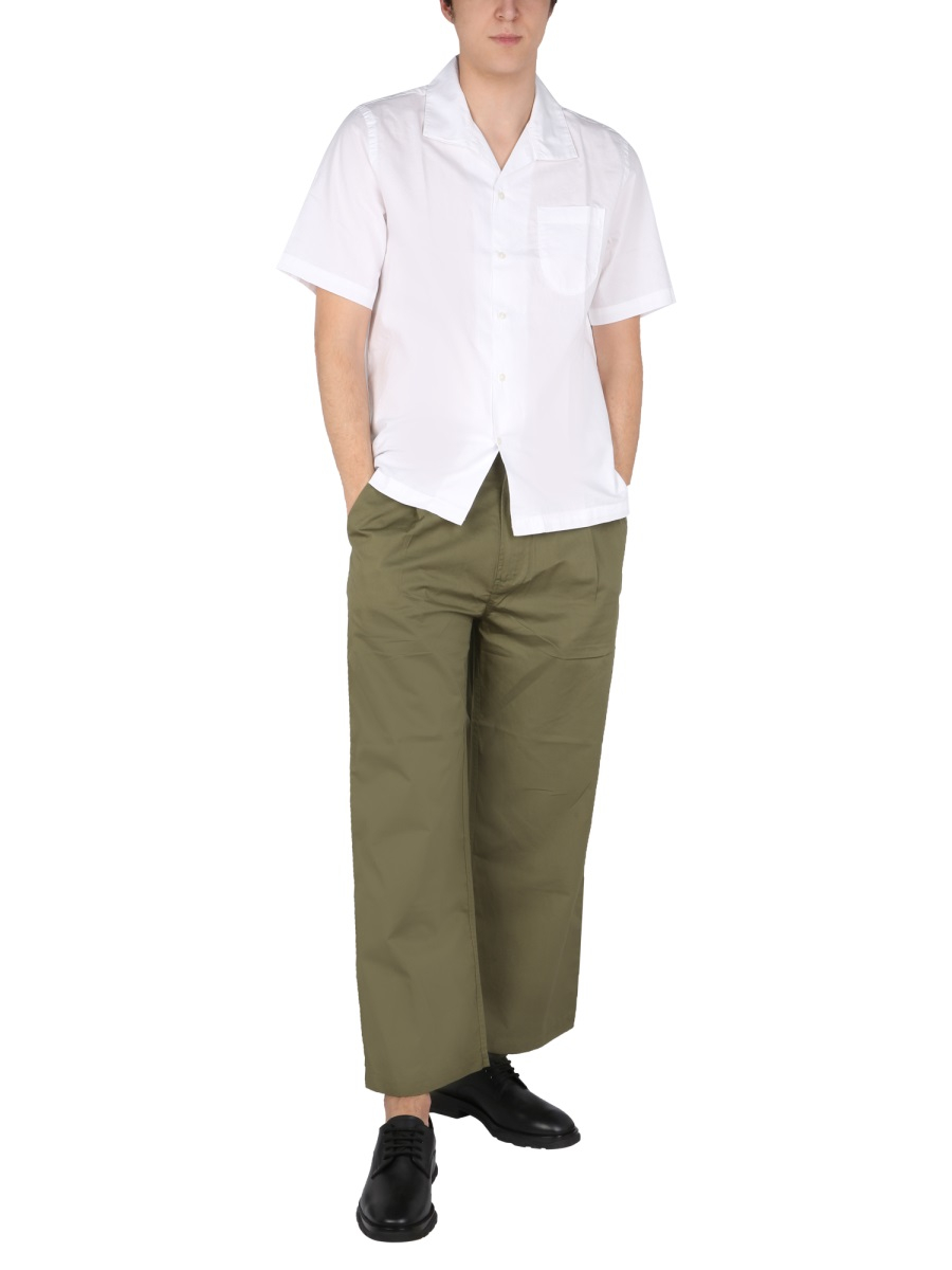[UNIVERSAL WORKS] Shirts Short Sleeve SS22 26731_WHITE