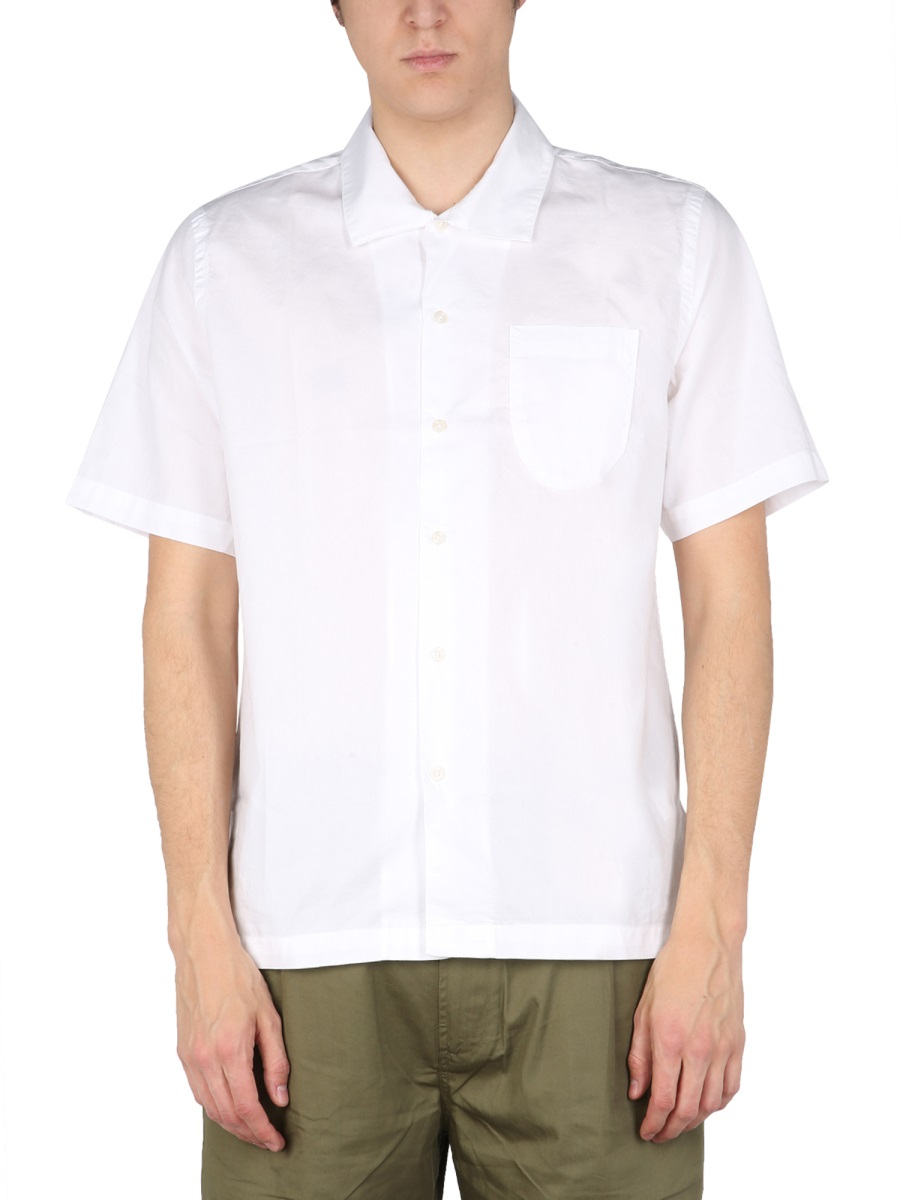 [UNIVERSAL WORKS] Shirts Short Sleeve SS22 26731_WHITE