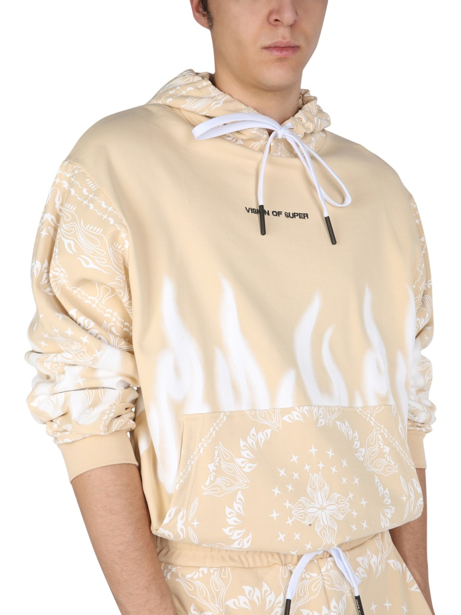 [Vision Of Super] Hoodie SS22 VS00026SFC_BEIGE