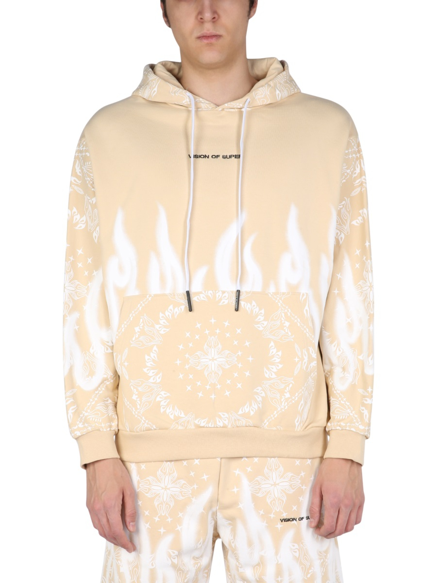 [Vision Of Super] Hoodie SS22 VS00026SFC_BEIGE