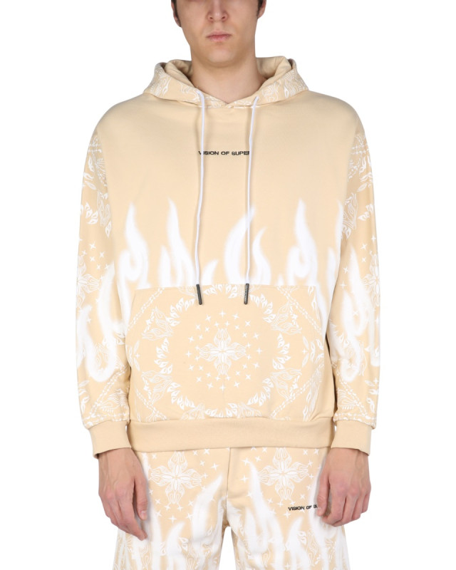 [Vision Of Super] Hoodie SS22 VS00026SFC_BEIGE