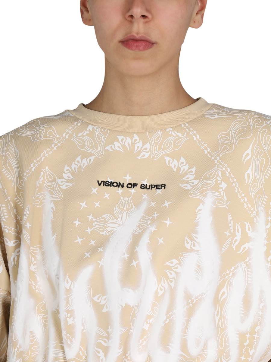 [Vision Of Super] Sweatshirt SS22 VSD00214SFML_BEIGE