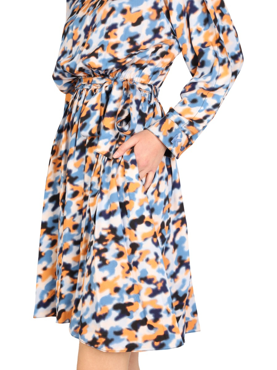 [Kenzo] Long sleeve dress SS22 FC52RO070_9P471
