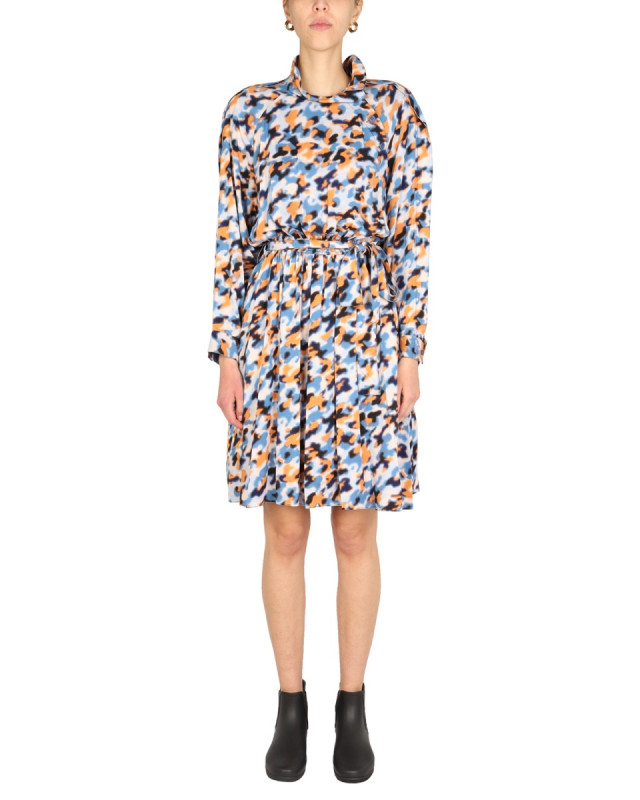 [Kenzo] Long sleeve dress SS22 FC52RO070_9P471