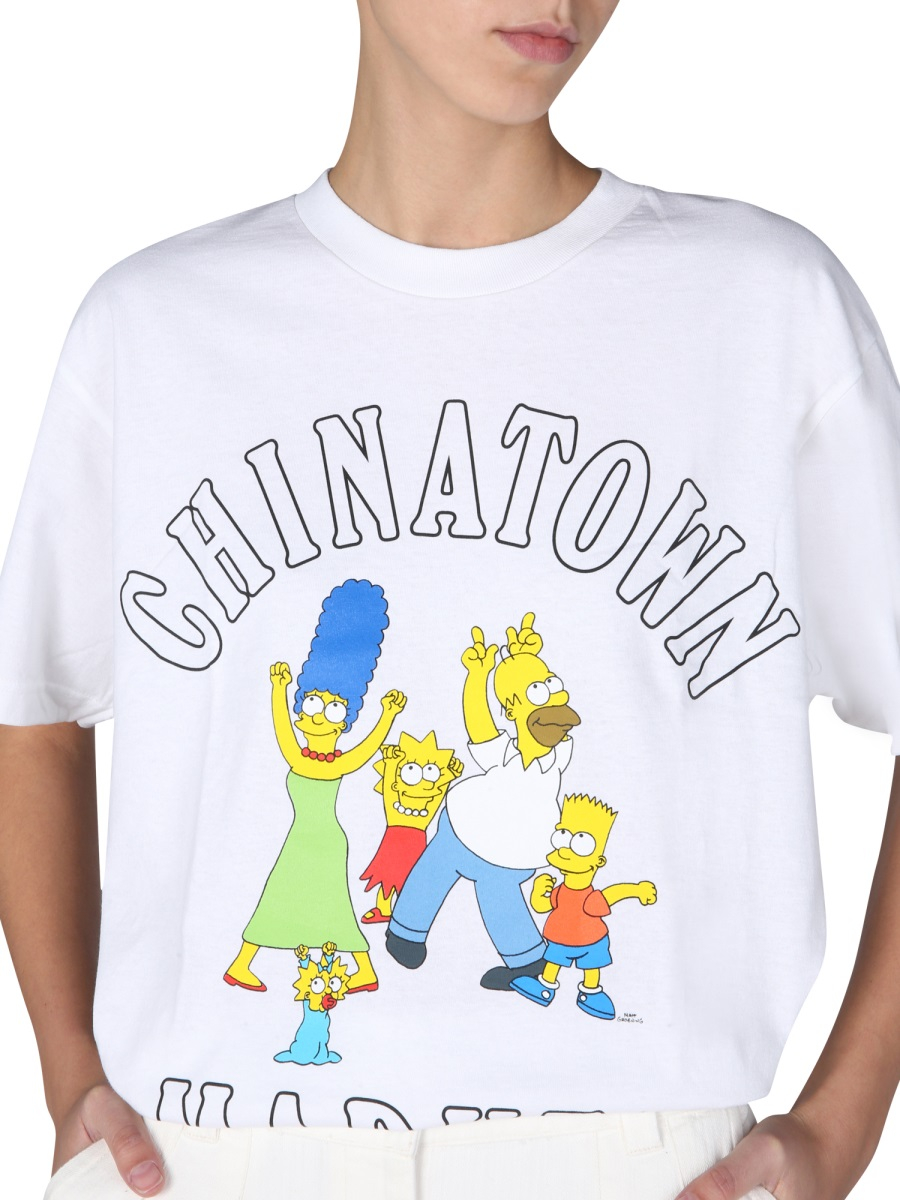 [CHINATOWN MARKET X THE SIMPSONS] T-shirts Short Sleeve FW21 CTM1990346_WHITE