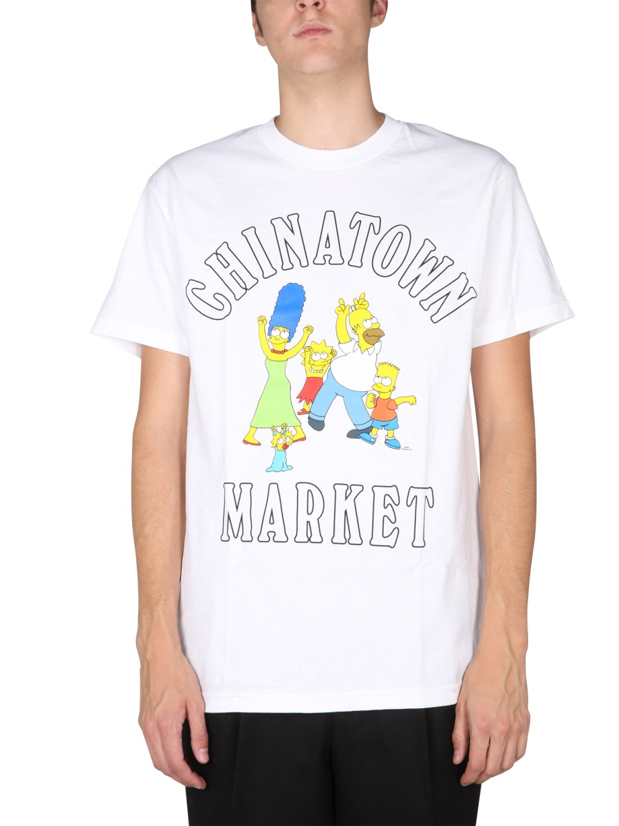 [CHINATOWN MARKET X THE SIMPSONS] T-shirts Short Sleeve FW21 CTM1990346_WHITE