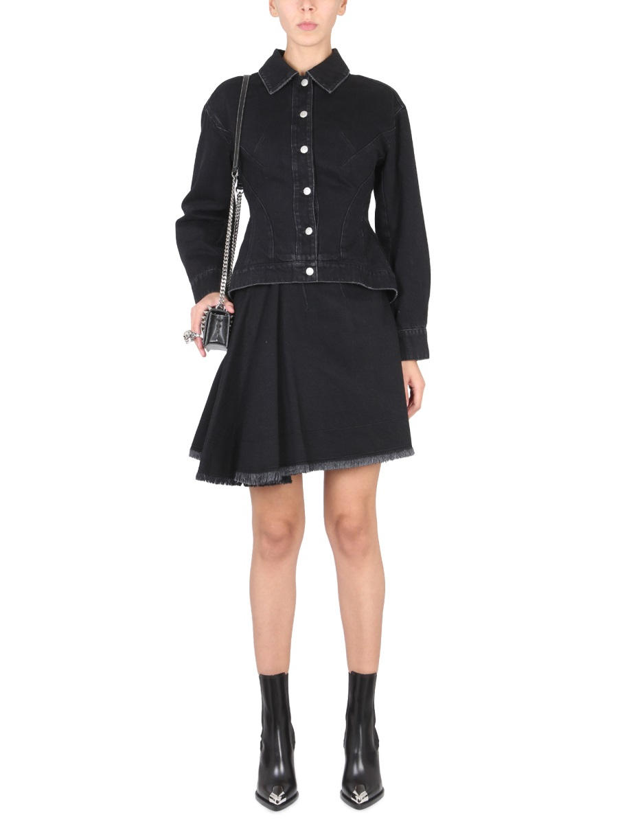 [Alexander McQueen] Mini skirt FW22 720056_QMAB51000