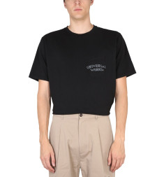 [UNIVERSAL WORKS] T-shirts Short Sleeve FW22 27730_BLACK