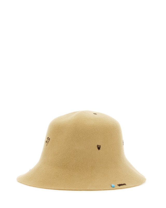 [SUPERDUPER FEAT LORENZOJOVA] Hat SS22 FREYA_SABBIA