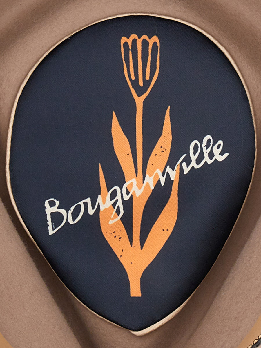 [SUPERDUPER FEAT LORENZOJOVA] Hat SS22 BOUGANVILLE_POLVERE