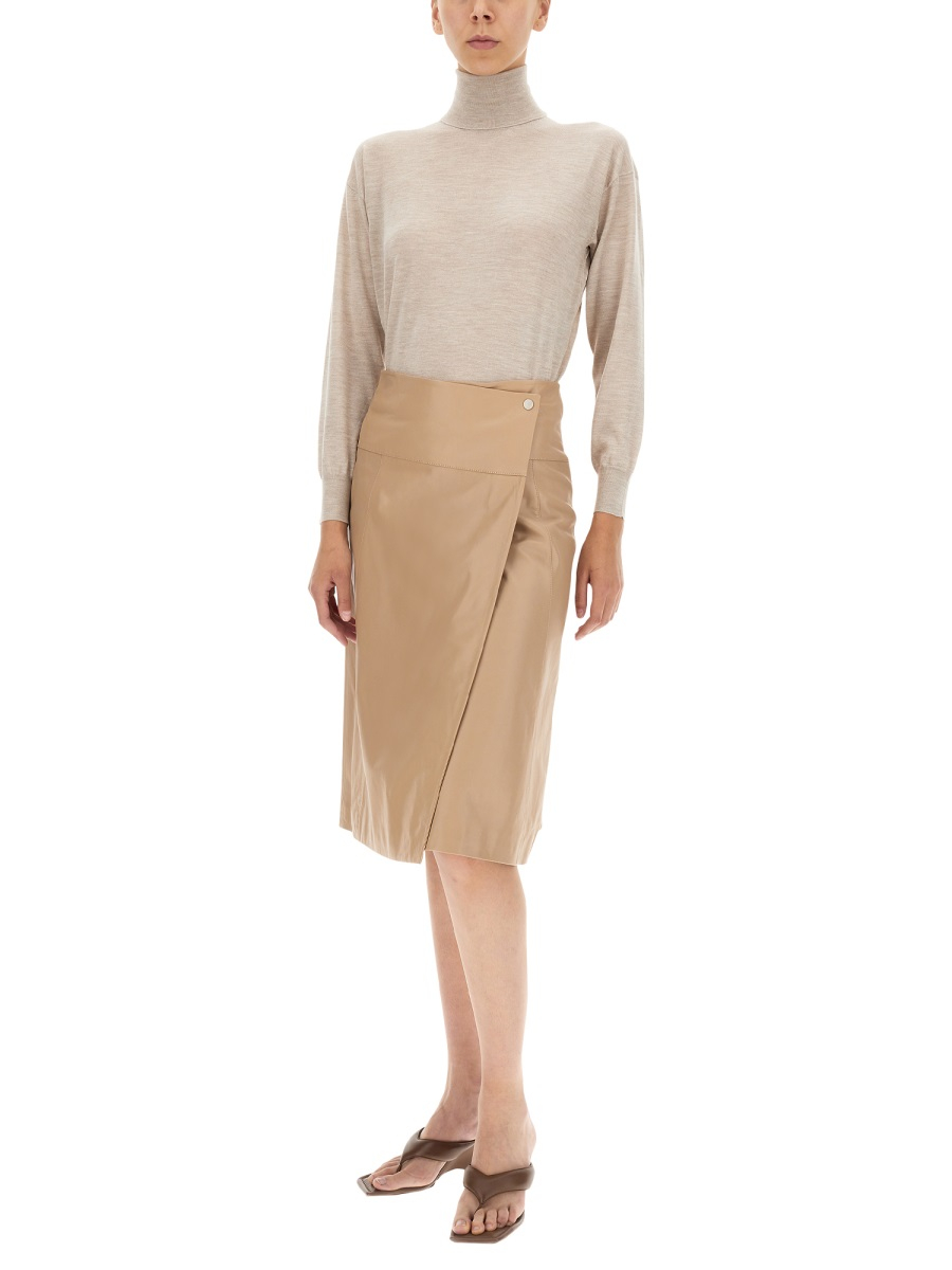 [Arma] Midi skirt SS22 006L221050_NOUGAT