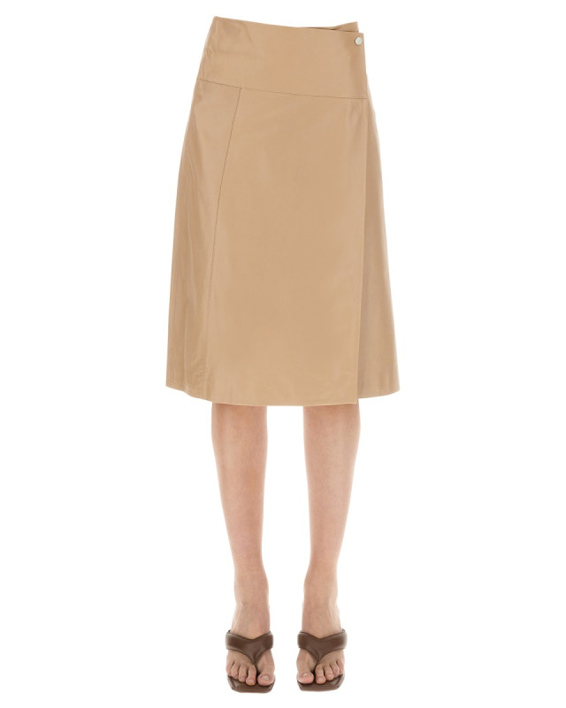 [Arma] Midi skirt SS22 006L221050_NOUGAT