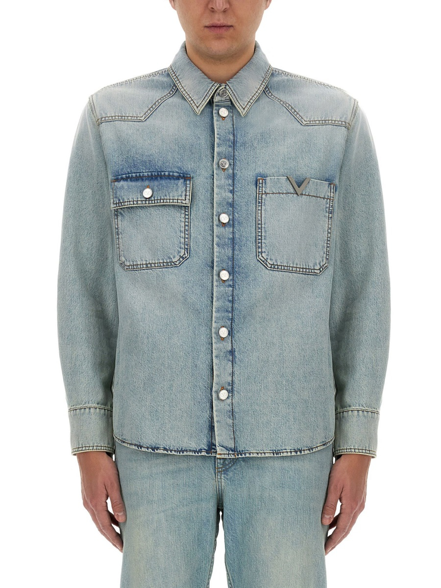 [Valentino] Denim jacket SS24 4V3DB02R9YQ_508