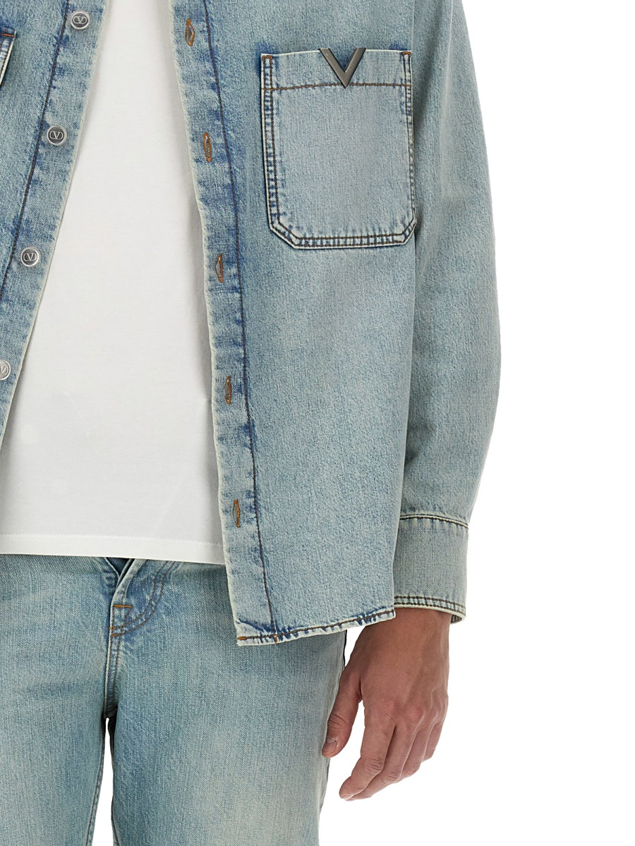 [Valentino] Denim jacket SS24 4V3DB02R9YQ_508